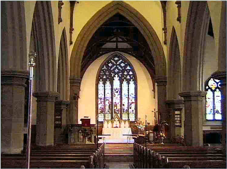 The Nave and East Window, St James