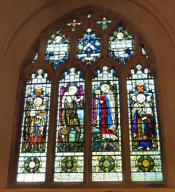 memorial window to Sidney Hannaford Hellyer