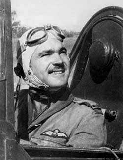 F/Lt Paterson Clarence Hughes DFC .. in the cockpit in 1939