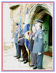 Service of Dedication of the RAF Association Standard commemorating the RAF School of Fire-Fighting and Rescue 1943 - 1959