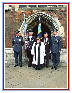 Service of Dedication of the RAF Association Standard commemorating the RAF School of Fire-Fighting and Rescue 1943 - 1959